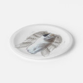 Assiettes En Carton Porte en papier rond, petit angle (Angle)