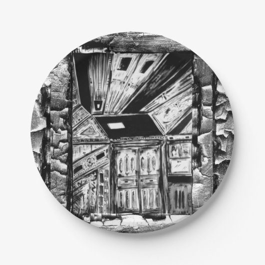 Assiettes En Carton Portes ouvertes (Devant)