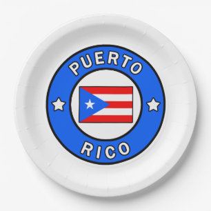 Assiettes En Carton Porto Rico