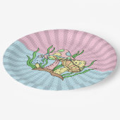 Assiettes En Carton Portobello Mushroom Cute Pastel (Angle)