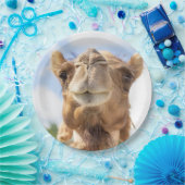 Assiettes En Carton Portrait d'un chameau (Fête)