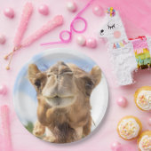 Assiettes En Carton Portrait d'un chameau (Fête)