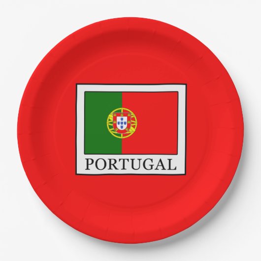 Assiettes En Carton Portugal (Devant)
