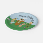 Assiettes En Carton Pose classique Yogi Bear and Friends (Angle)