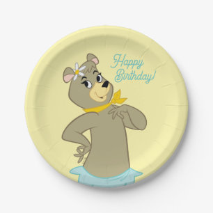 Assiettes En Carton Pose Joueuse de Cindy Bear