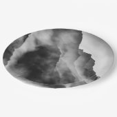 Assiettes En Carton Poser sur les rochers (Angle)