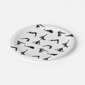 Assiettes En Carton Poses de yoga (Angle)