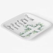 Assiettes En Carton Posez toute votre angoisse sur Lui Eucalyptus Cros (Angulaire)