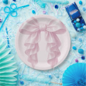 Assiettes En Carton Posh Classé Rose Cascade Ruffle Bow (Fête)