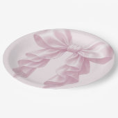 Assiettes En Carton Posh Classé Rose Cascade Ruffle Bow (Angle)
