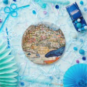 Assiettes En Carton Positano (Fête)