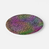 Assiettes En Carton Poster de animal arc-en-ciel (Angle)