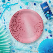 Assiettes En Carton Poster de animal léopard rose (Fête)