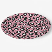 Assiettes En Carton Poster de animal, Léopard Rose, Zones De Cheetah, (Angle)