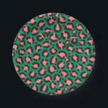 Assiettes En Carton Poster de animal Léopard vert rose corail moderne<br><div class="desc">Cette motif moderne et branchée est parfaite pour la fashionista chic. Il est décoré d'un poster de animal safari dessiné à la main rose corail, noir et vert vif. C'est élégant, cool, artistique et unique. ***REMARQUE IMPORTANTE DE CONCEPTION : Pour toute demande de conception personnalisée comme les demandes de produit...</div>