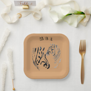 Assiettes En Carton Poster de animal Zebras