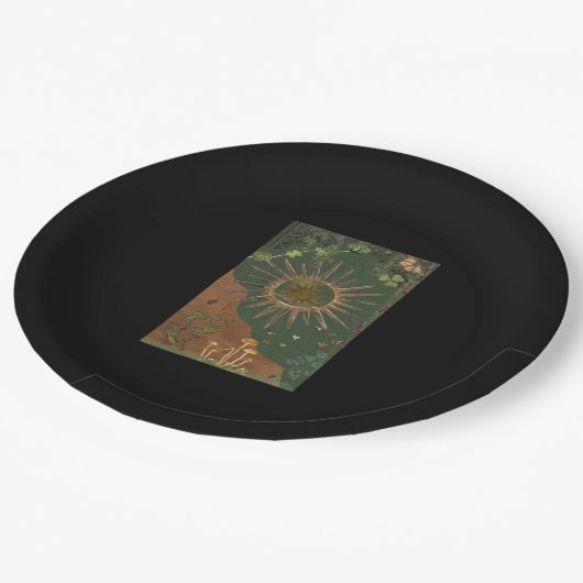 Assiettes En Carton Poster Whimsigoth Swirl (Angle)