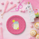 Assiettes En Carton Pot de maçon de limonade Quatrefoil (Fête)