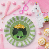 Assiettes En Carton Pot o' Gold Leprechaun Casquette (Fête)