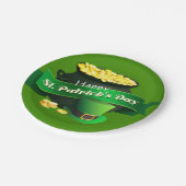 Assiettes En Carton Pot of Gold St Patrick's Day (Angle)