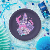 Assiettes En Carton Potion d'argent mignon rose potion d'Halloween bou (Fête)