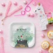 Assiettes En Carton Potions, Spells, Magic Halloween sorcières Cauldro (Fête)