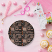 Assiettes En Carton Pouf à café d'amour (Fête)