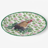 Assiettes En Carton Poulet et Clover mignon | Saint Patrick's Day (Angle)
