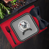 Assiettes En Carton Poulet rougeâtre de la campagne Poulet En vichy ch