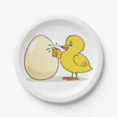 Assiettes En Carton Poulets Et Oeufs Jaunes (Devant)