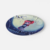 Assiettes En Carton Poupée gothique au clair de lune (Angle)