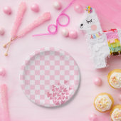 Assiettes En Carton Poupée rose rétro Anniversaire (Fête)