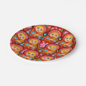 Assiettes En Carton Poupée russe d'emboîtement - Matryoshka (Angle)