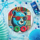 Assiettes En Carton Pour amoureux des ours (Fête)