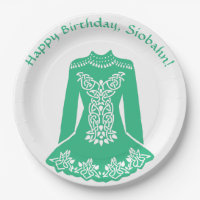 Pour Danseurs Irlandais Green Dancing Dress Custom