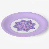 Assiettes En Carton Pourpre W1 (Angle)