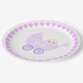 Assiettes En Carton Poussette mignonne pour bébé (Angle)