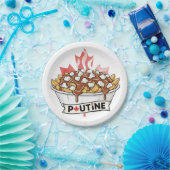 Assiettes En Carton Poutine (Fête)