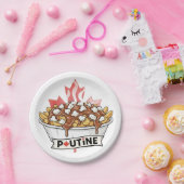 Assiettes En Carton Poutine (Fête)