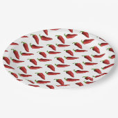 Assiettes En Carton Ppers piment (Angle)
