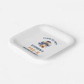 Assiettes En Carton Pré-K Graduation Cute Teddy Party (Angulaire)