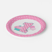 Assiettes En Carton Premier anniversaire (Angle)