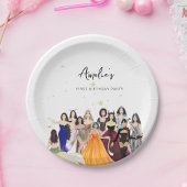 Assiettes En Carton Premier anniversaire, anniversaire fille, thème du