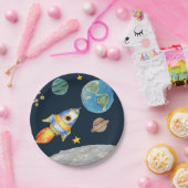 ASSIETTES EN CARTON PREMIER ANNIVERSAIRE, ANNIVERSAIRE SPATIAL, BLAST (Fête)