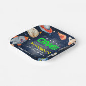 Assiettes En Carton Premier anniversaire dans l'espace (Angulaire)