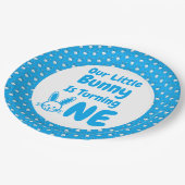 Assiettes En Carton Premier anniversaire de Little Bunny (Angle)