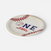 Assiettes En Carton Premier anniversaire du baseball (Angle)