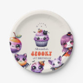 Assiettes En Carton Premier anniversaire éffrayant (Devant)