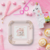 Assiettes En Carton Premier Anniversaire Joli Eléphant Automne Fille P (Fête)