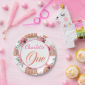 Assiettes En Carton Premier Anniversaire mignon Un Automne Automne Flo (Fête)